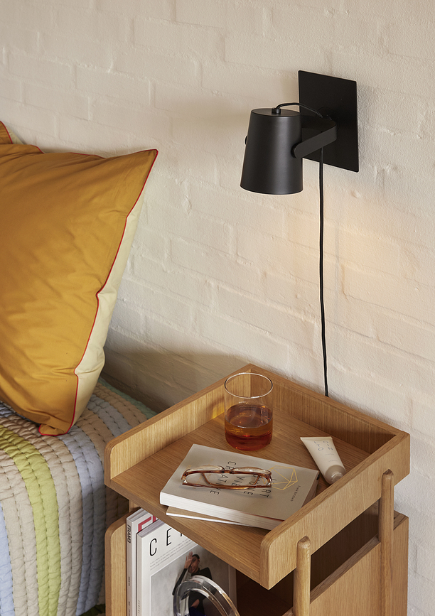 Ardent Applique Murale, noire