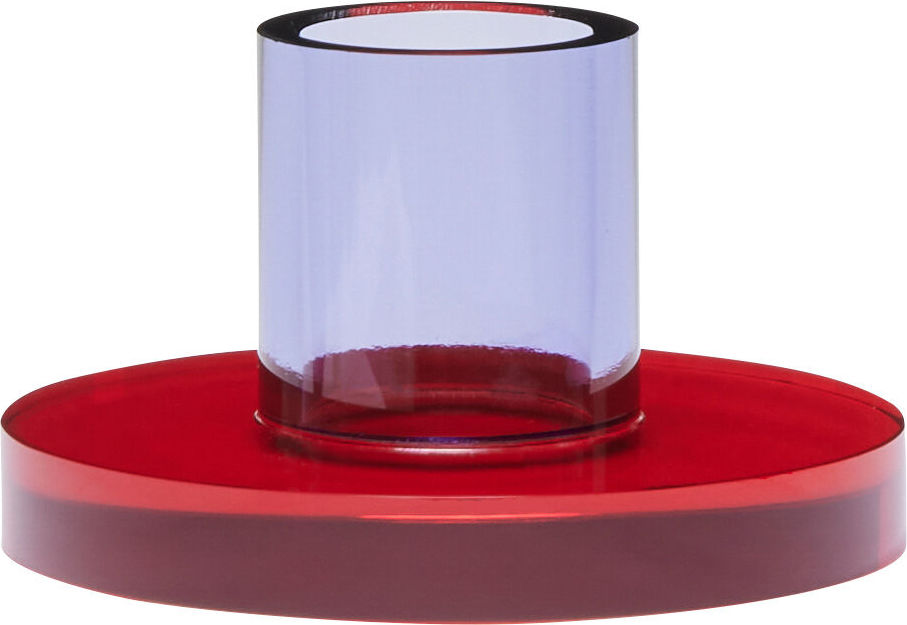 Astra Klassischer Kerzenhalter rot-violett