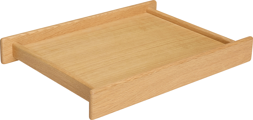 Bandeja para servir y organizador Less, negra