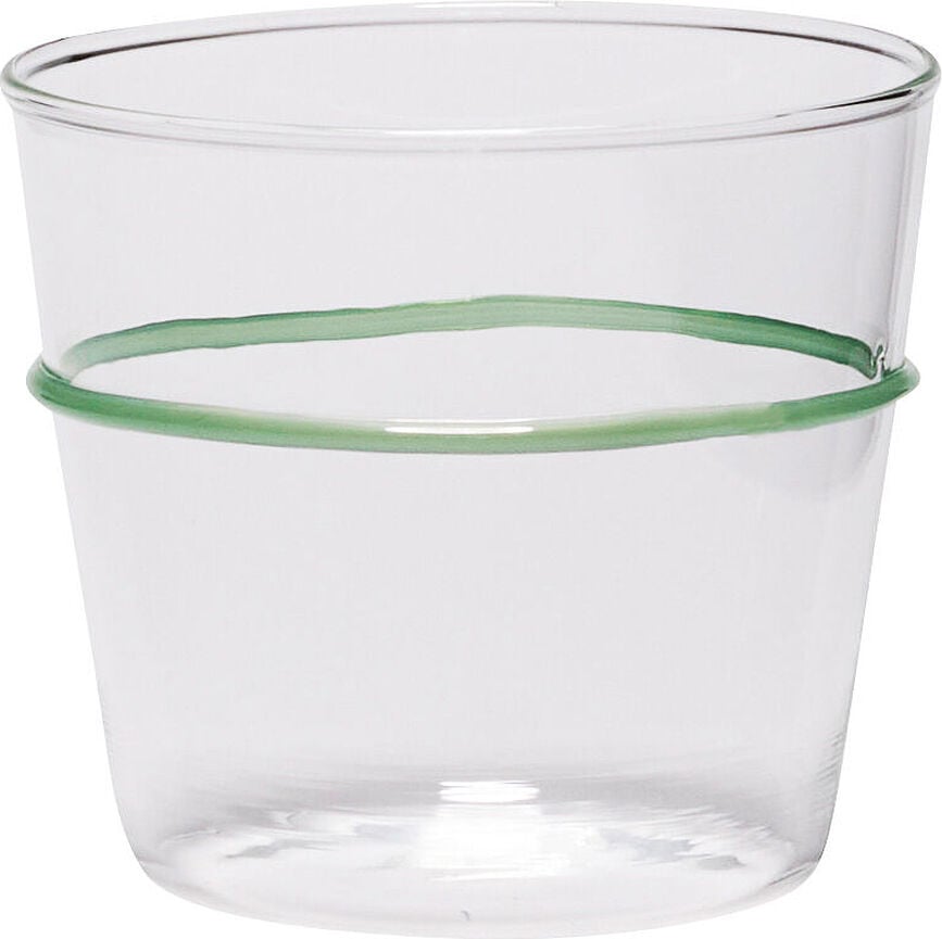 Bicchiere di vetro Orbit 200 ml tonalità verde