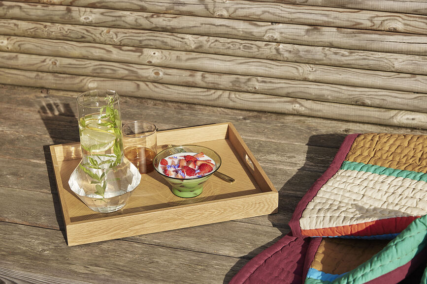 Bol Flora, 15 cm, verde