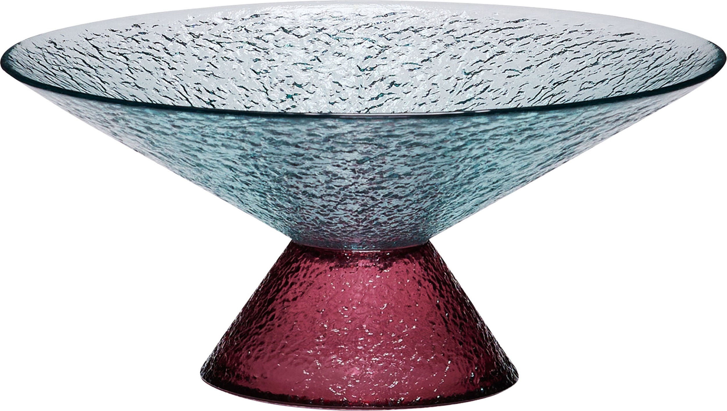 Bonbon Schüssel 25 cm blau-rot