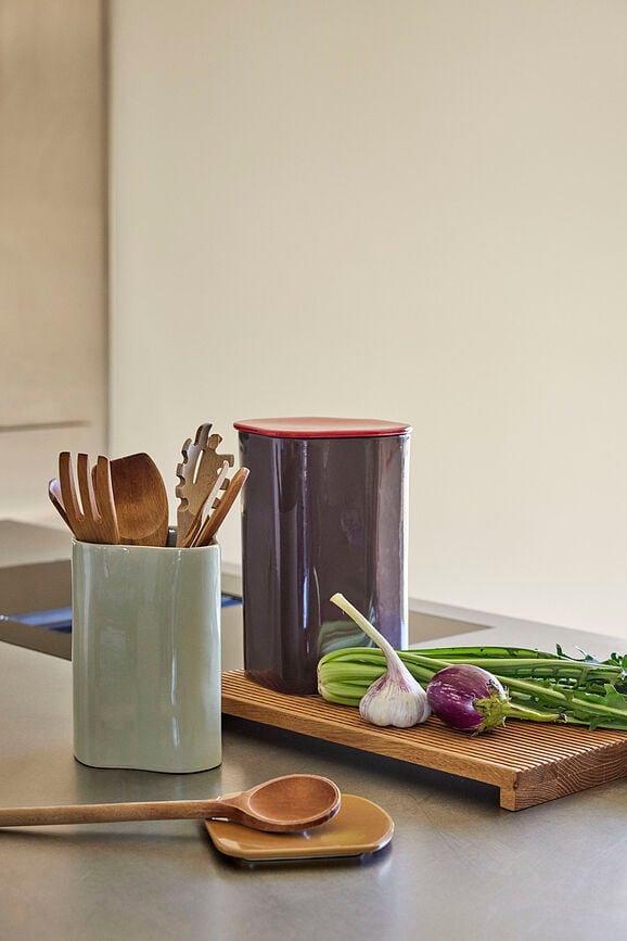 Bote de cocina Amare, 21 cm, rojo burdeos