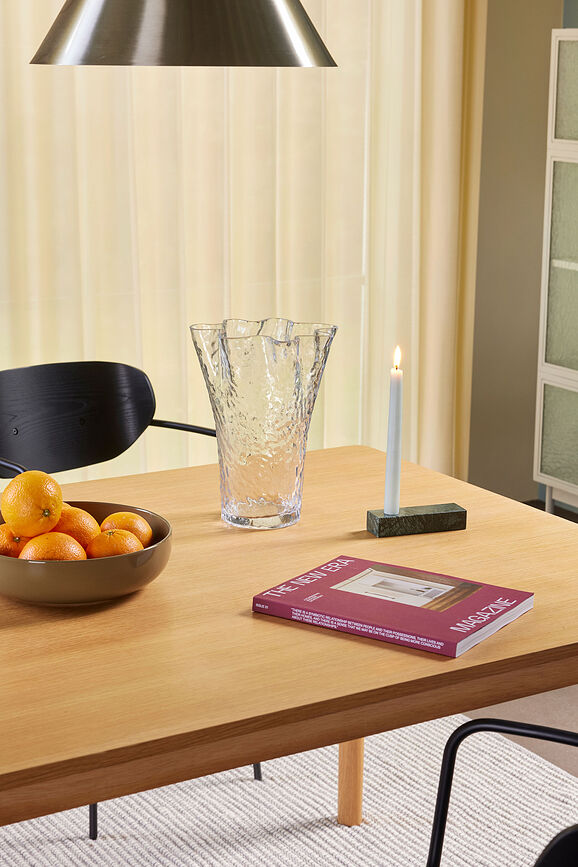 Brick Bougeoir pour bougie classique, blanc