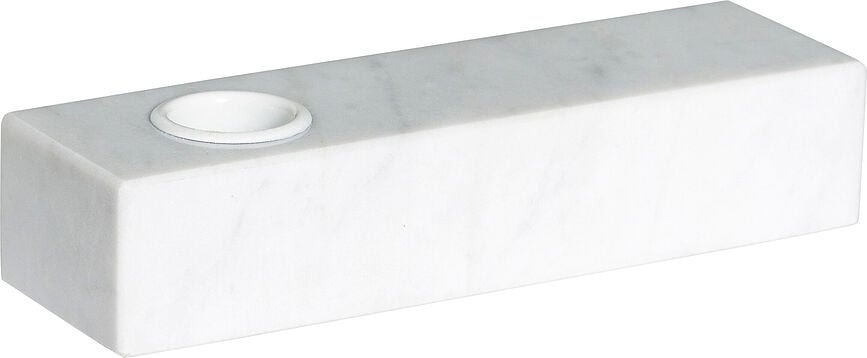 Brick Κηροπήγιο για κλασικό κερί, λευκό