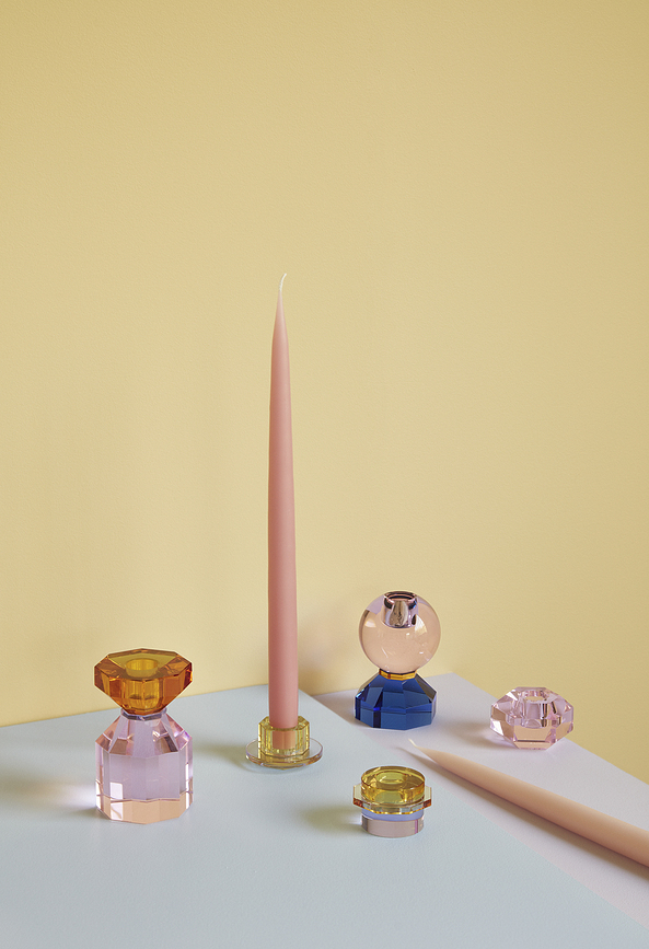 Candelabro Hübsch 340906, de cristal