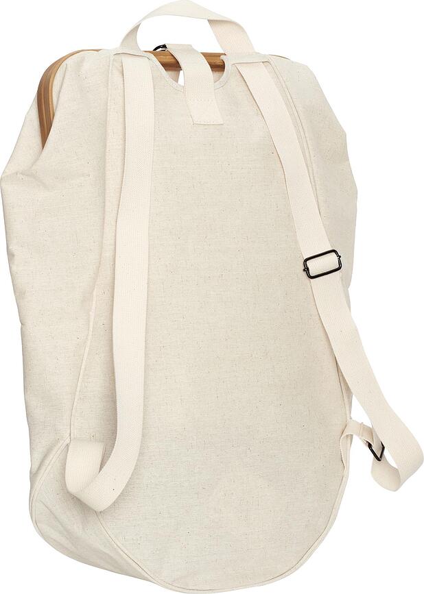 Cesto para la ropa sucia Hübsch, beige