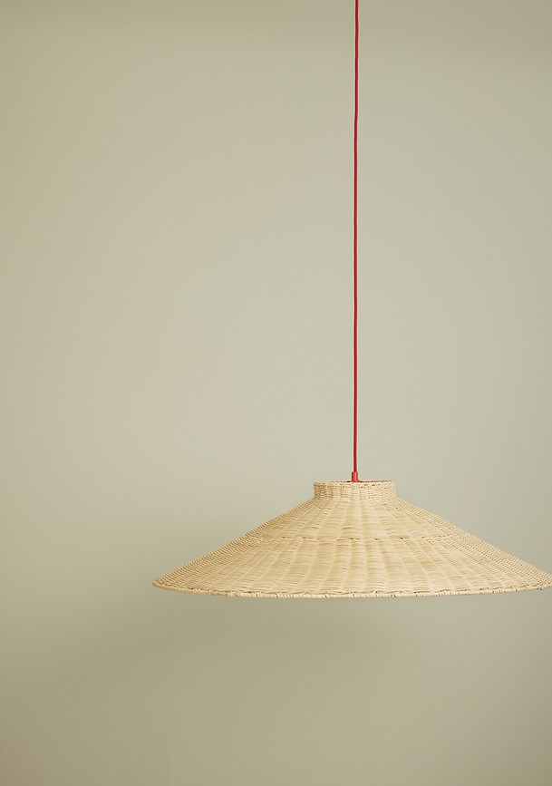 Chand Κρεμαστό Φωτιστικό, ρατάν, 21 x 80 cm