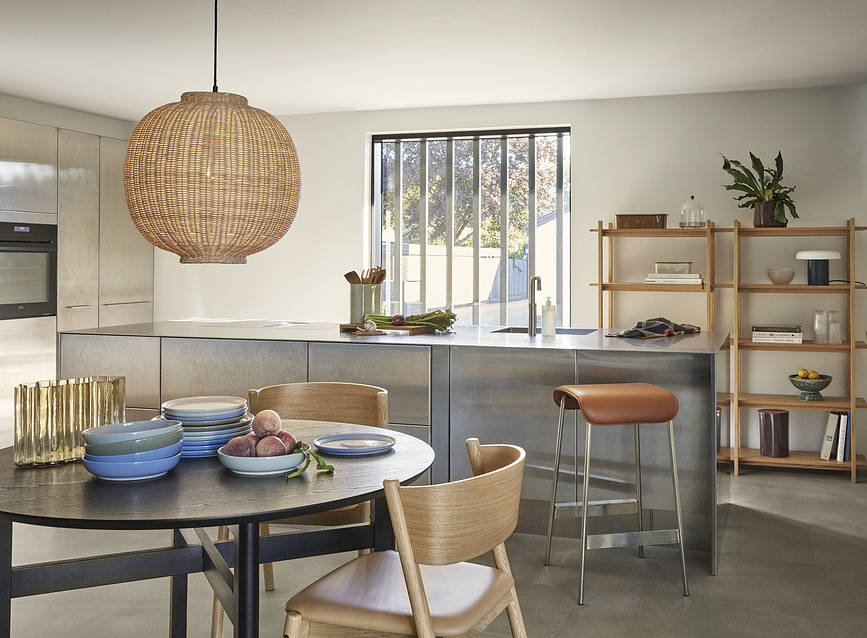 Chand Φωτιστικό Κρεμαστό στρογγυλό, 27 x 45 εκ., ρατάν