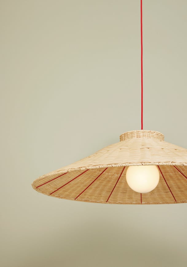 Chand Suspension 21 x 80 cm, rotin