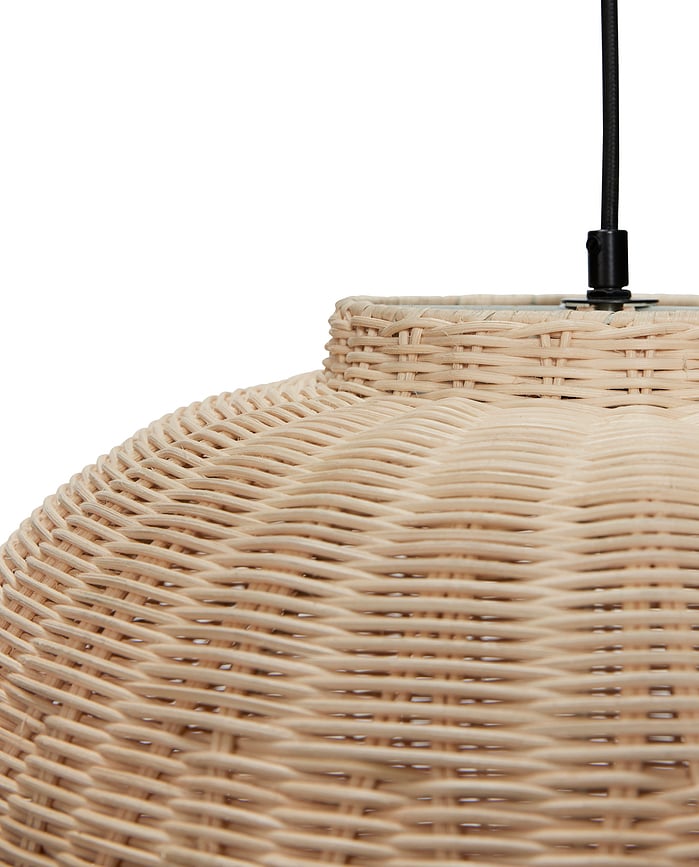 Chand Viseća Lampa okrugla ratanska 43 x 45 cm