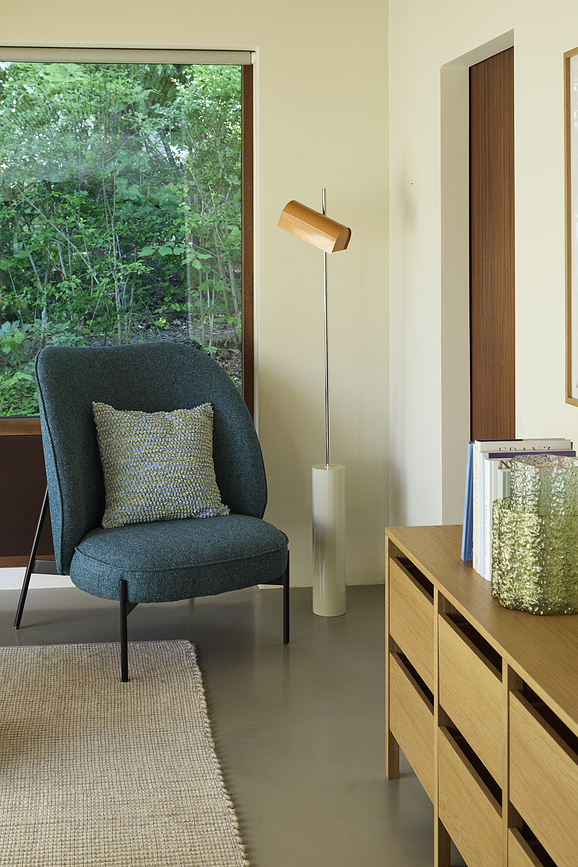 Cojín decorativo Blend, 50 x 50 cm, azul