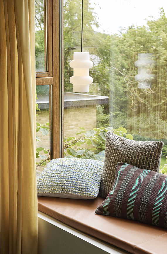 Cojín decorativo Blend, 50 x 50 cm, azul