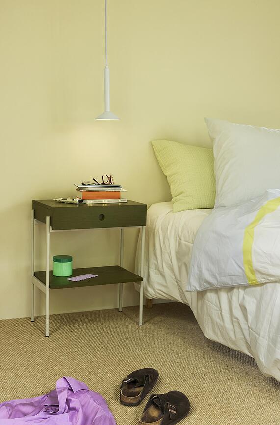 Cojín decorativo Haikei, 50 x 80 cm, verde claro