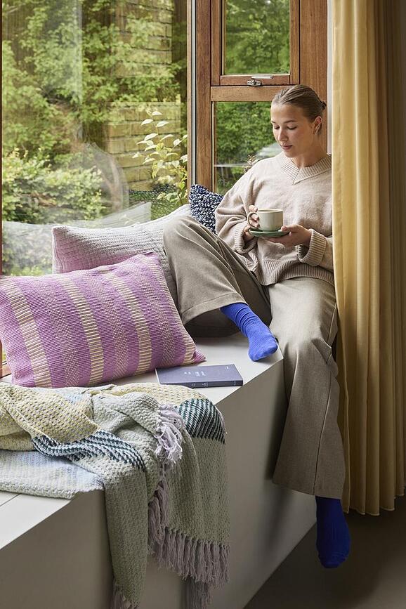 Cojín decorativo Morph, 40 x 60 cm, rosa