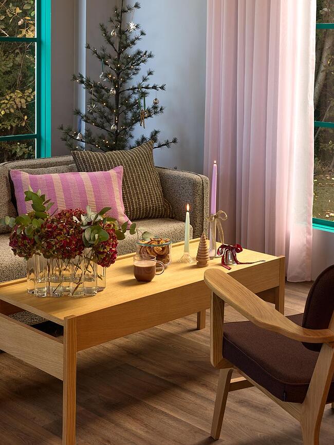 Cojín decorativo Morph, 40 x 60 cm, rosa