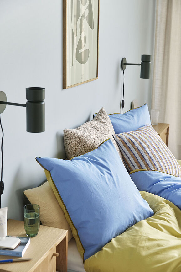 Cojín decorativo Pavilion, 50 x 50 cm, azul