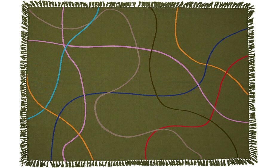 Colcha Outline, 140 x 200 cm, color arena