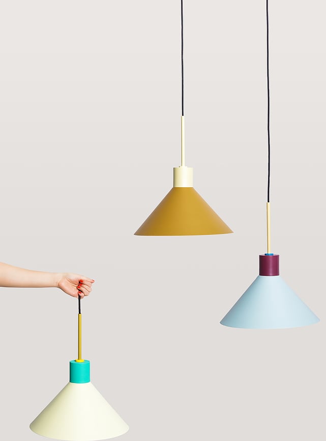 Crayon Viseča svetilka, svetlo modra