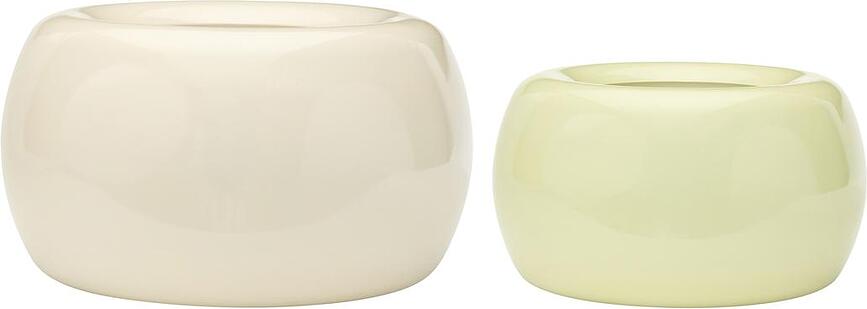 Cubre Macetas Maru L, verde claro, 2 unidades