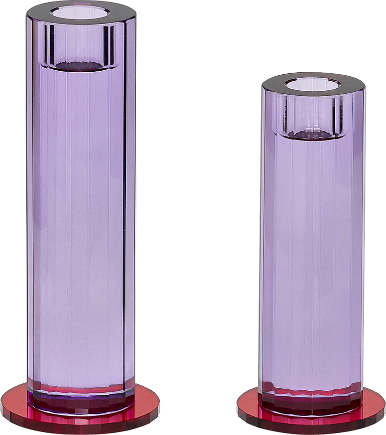 Cut Bougeoirs pour bougies classiques, Lot de 2