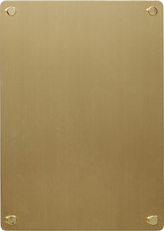 Dekoratīvā plāksnīte Hübsch zelta krāsa