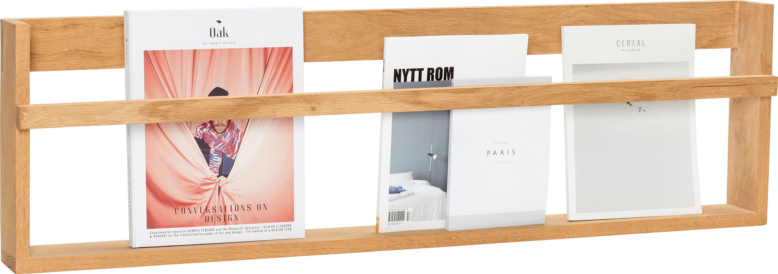 Display Wandregal 110 cm, Eiche