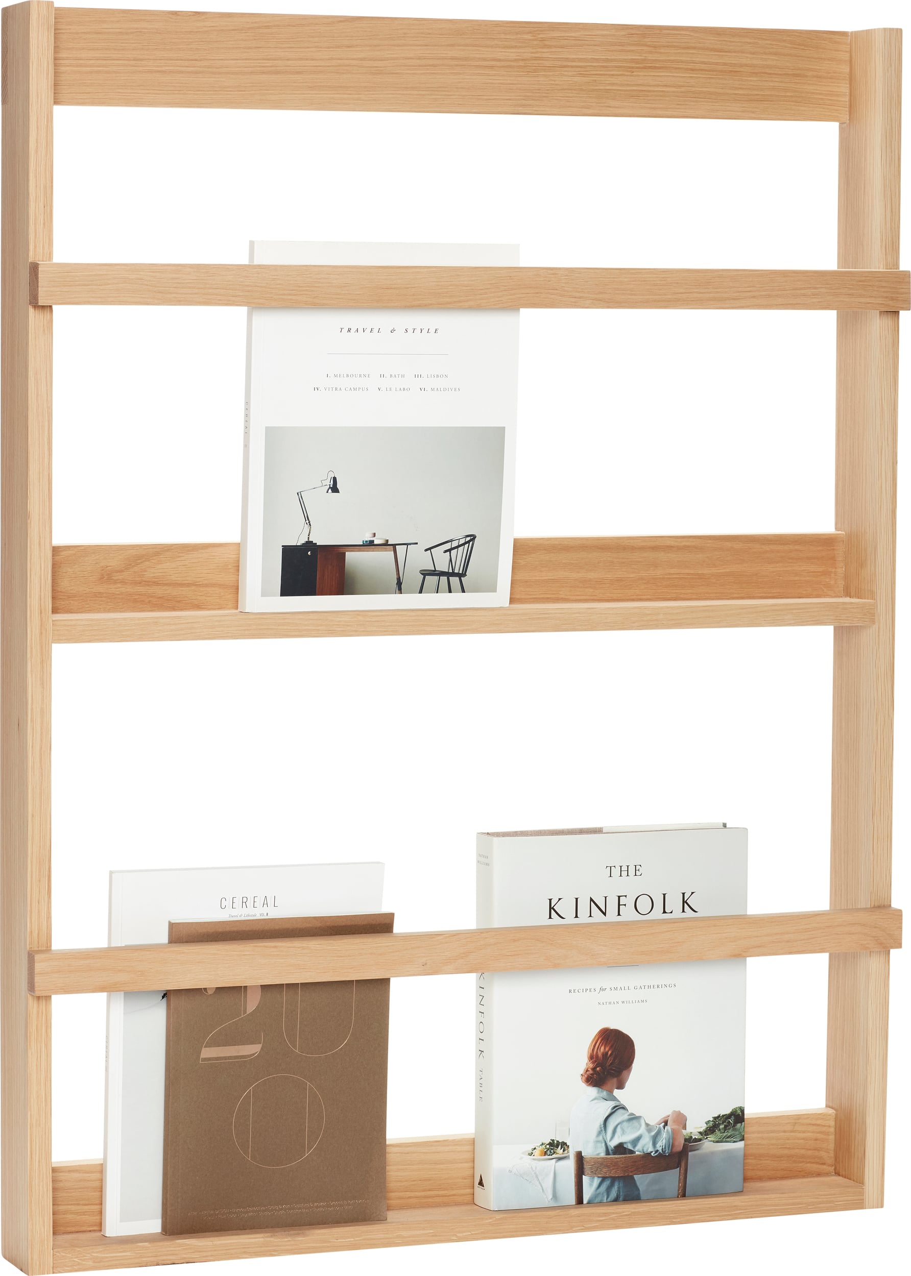 Display Wandregal 70 cm, Eiche