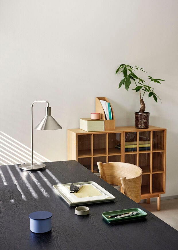 District Pot de Rangement de bureau, 10 cm, marron