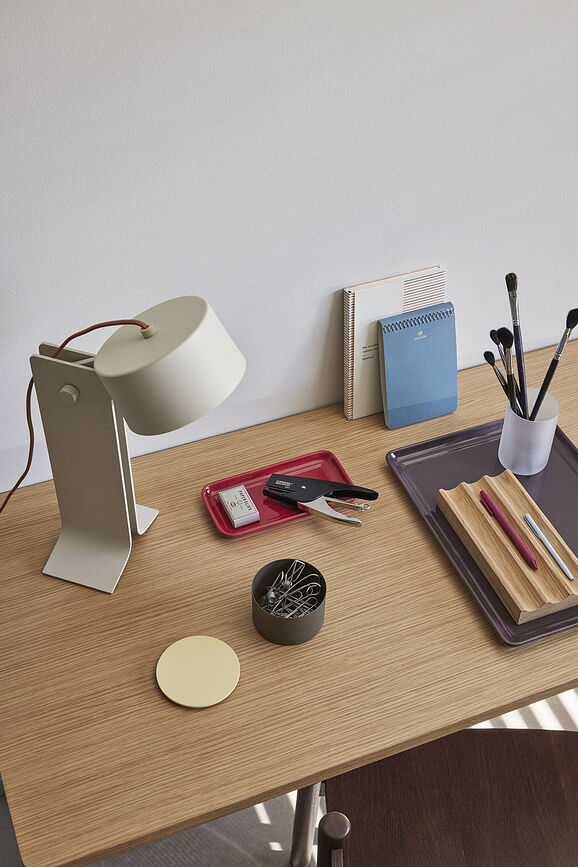 District Pot de Rangement de bureau, 10 cm, marron