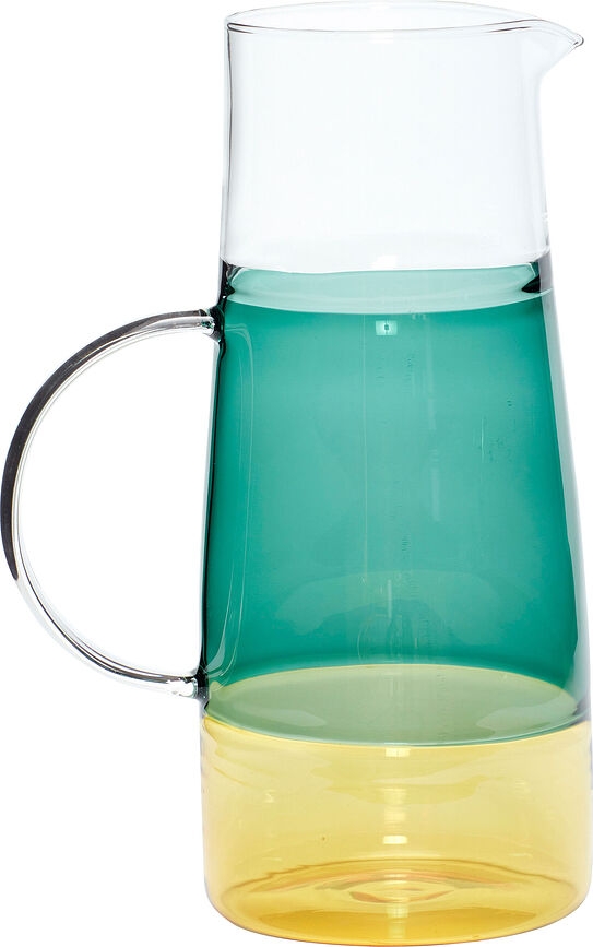 Džbán na vodu Hüsbch 1,3 l zeleno-žlutý