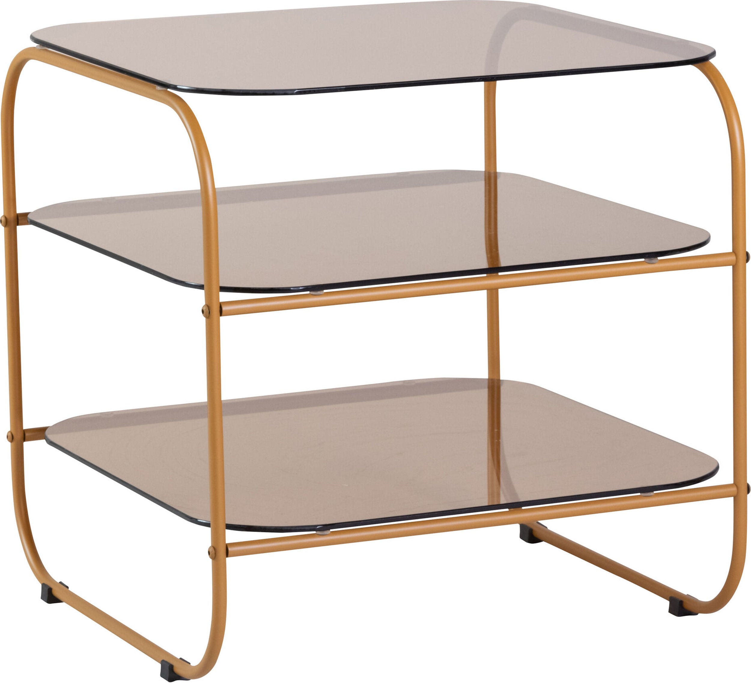 Beistelltische Echo Beistelltisch 41 Cm Braun-orange