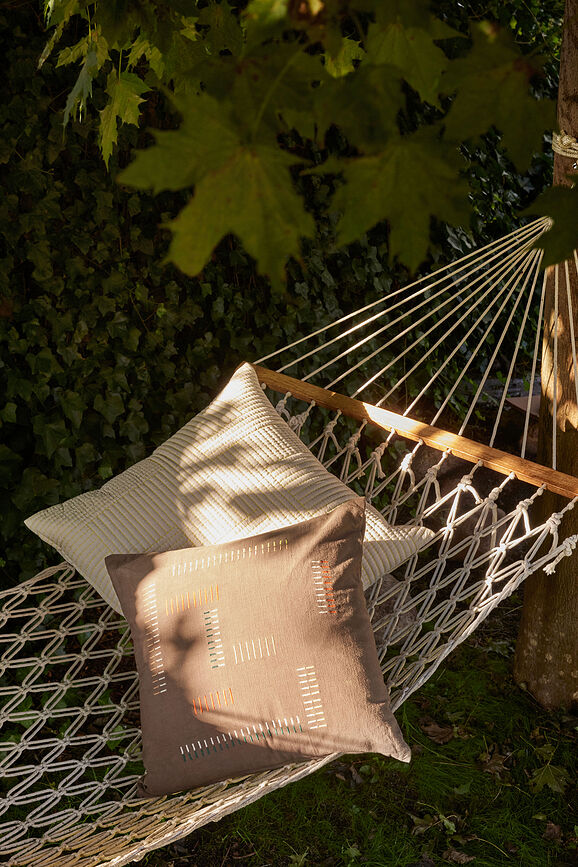 Elodie Coussin Décoratif 50 x 50 cm, marron