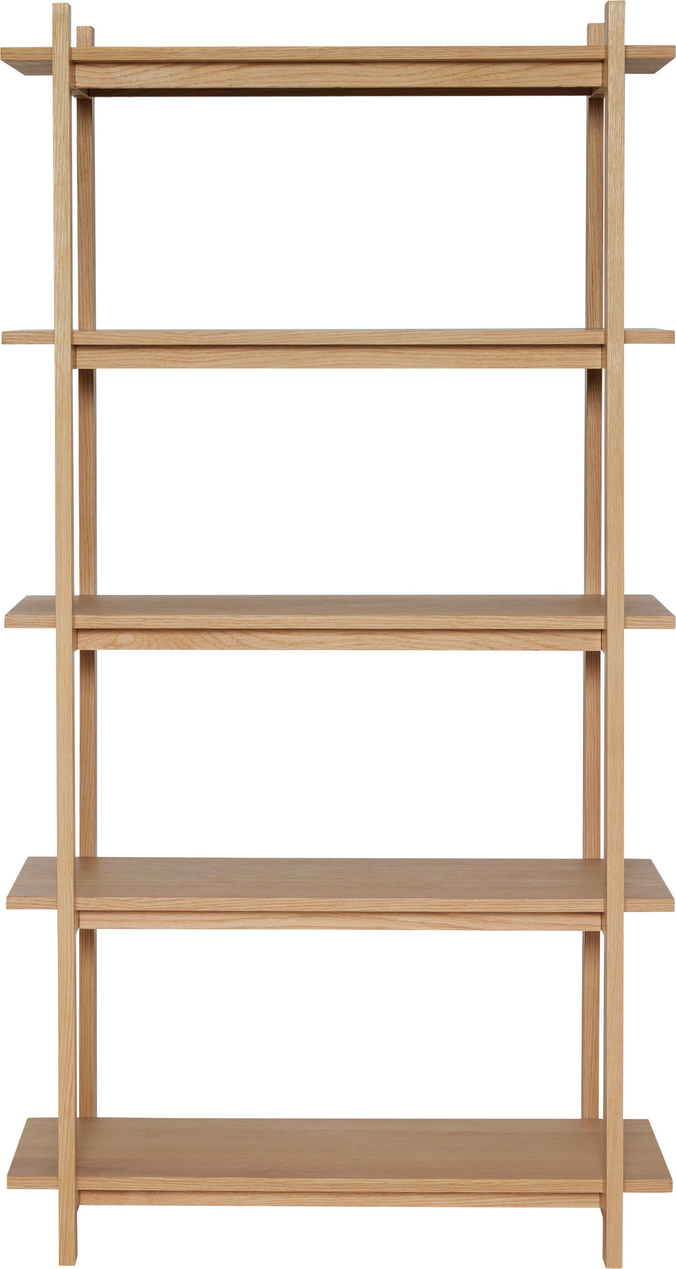 Epoch Regal 150 cm natürliche Eiche mit 5 Ablagen
