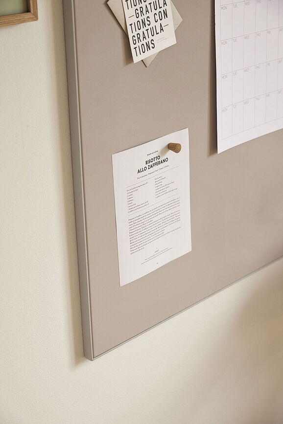 Era Tableau Magnétique, 50 x 70 cm, gris clair