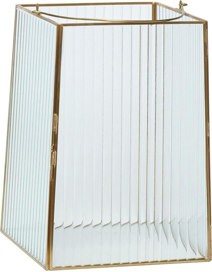 Faroles de cristal Hübsch, 2 unidades