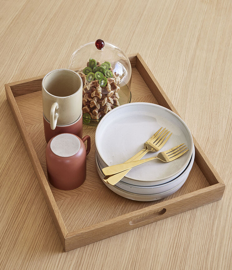 Flora mini Πιατέλα με Καμπάνα, 16 cm, φιμέ