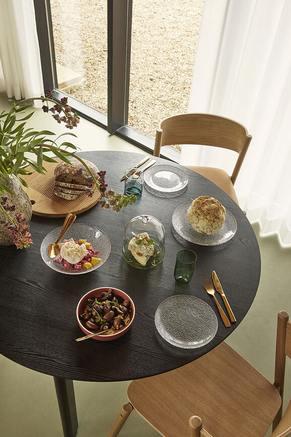 Flora mini Πιατέλα με Καμπάνα, 16 cm, φιμέ