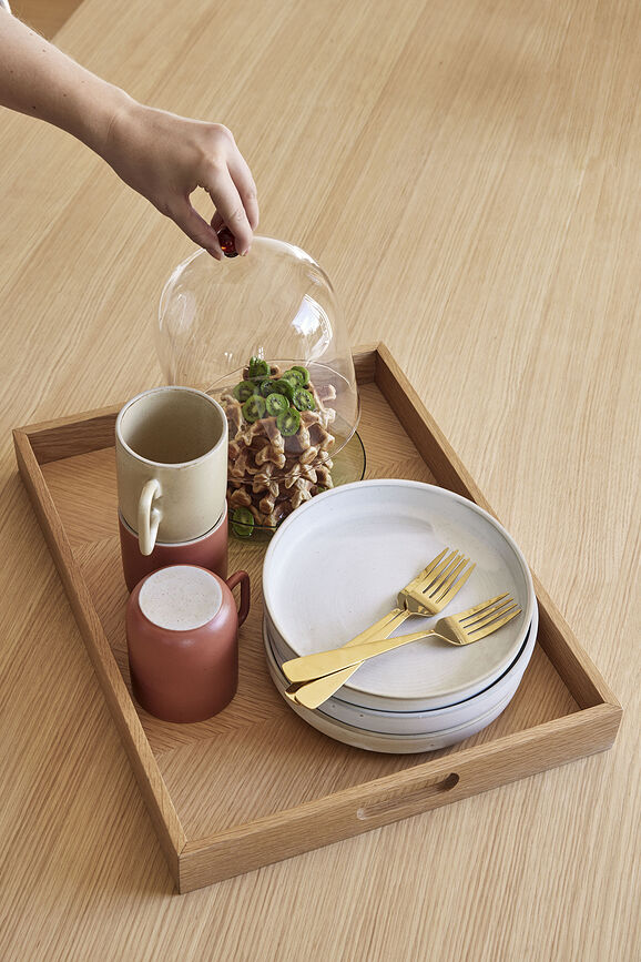 Flora mini Patera s pokrovom, 16 cm, dimljena