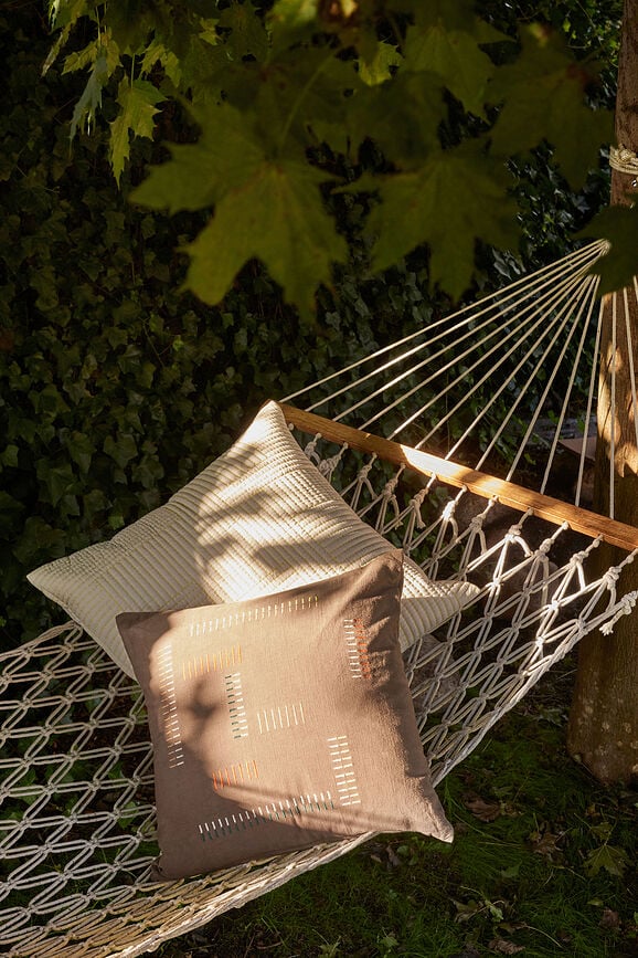 Floy Coussin décoratif 60 x 60 cm, marron