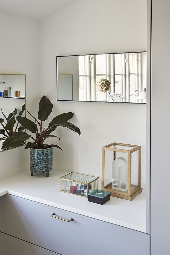 Flux Svečnik za čajne svečke, zeleno-rjav