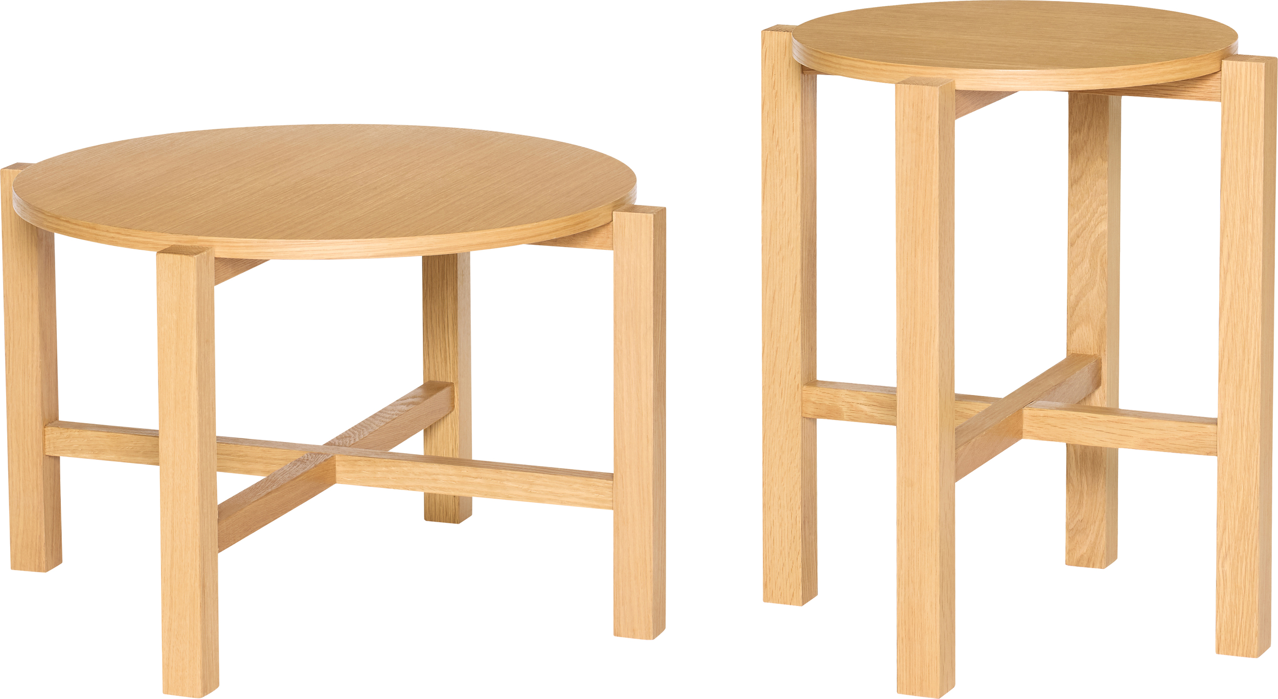Four Couchtische, 2er Set
