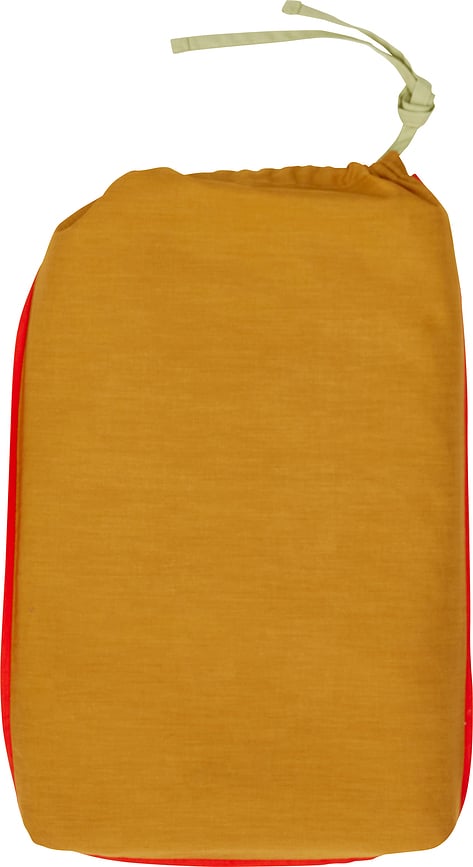 Juego de Funda Nórdica Aki, 140 x 200 cm, naranja y verde, con funda de almohada 80 x 80 cm