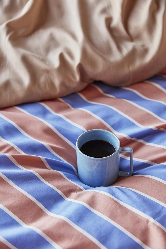 Funda Nórdica Hübsch, 140 x 200 cm, azul, incluye funda de almohada 60 x 63 cm