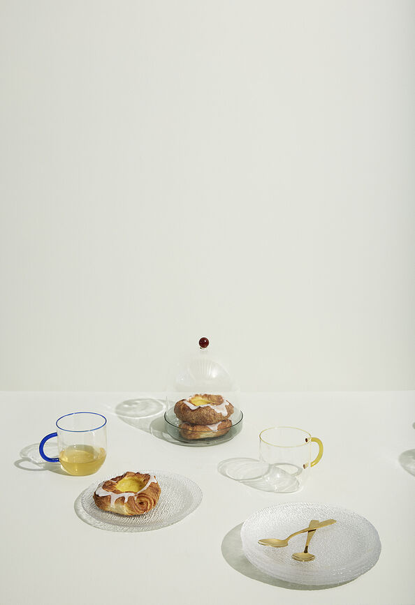 Fuyu Assiette Plate 27 cm, transparente