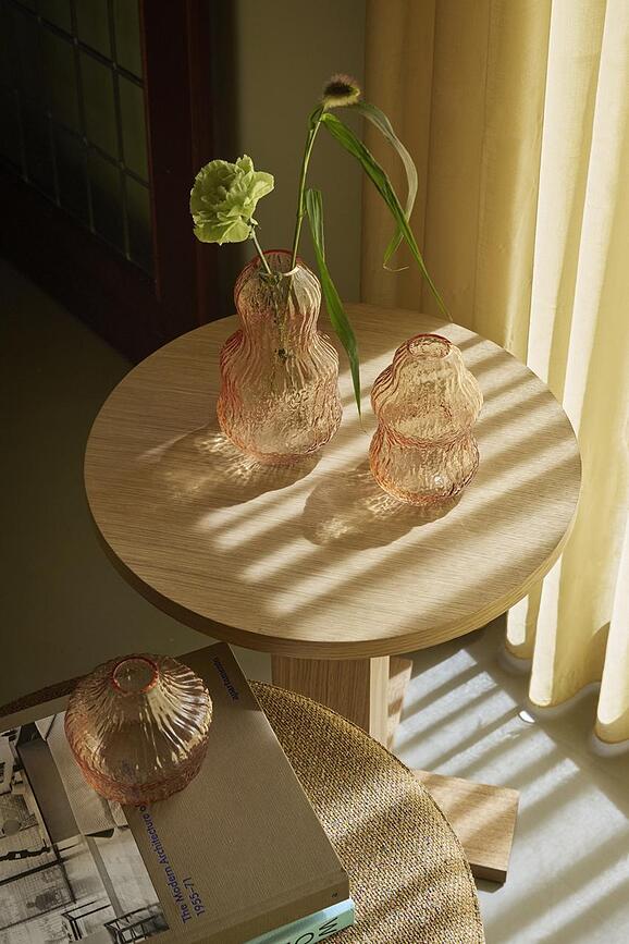 Fuyu Vases, orange, Lot de 3