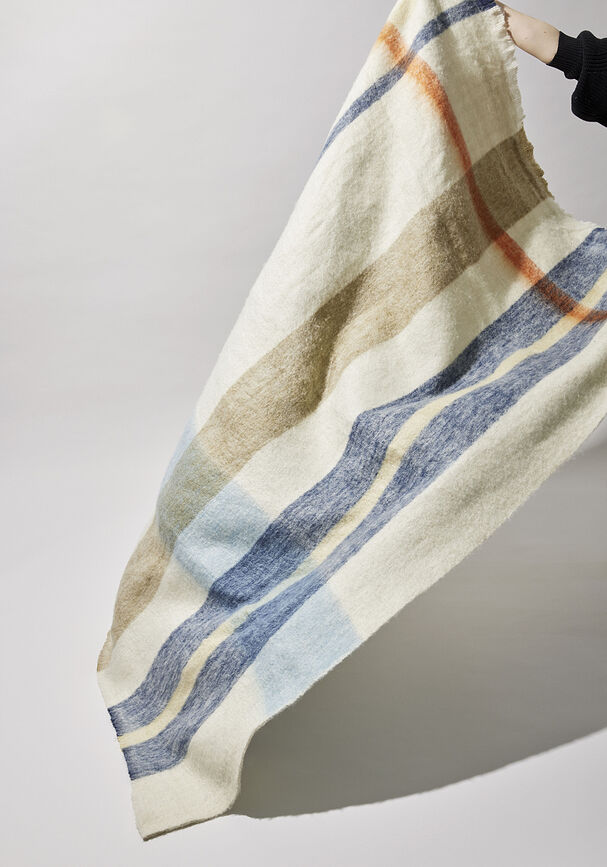 Graphic Κουβερλί, 140 x 200 cm, καφέ