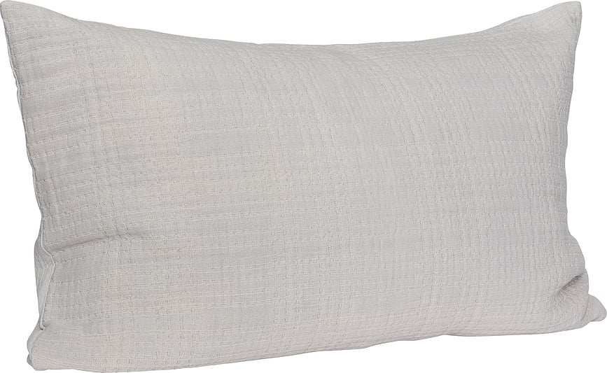 Haikei Coussin décoratif, 50 x 80 cm, gris clair