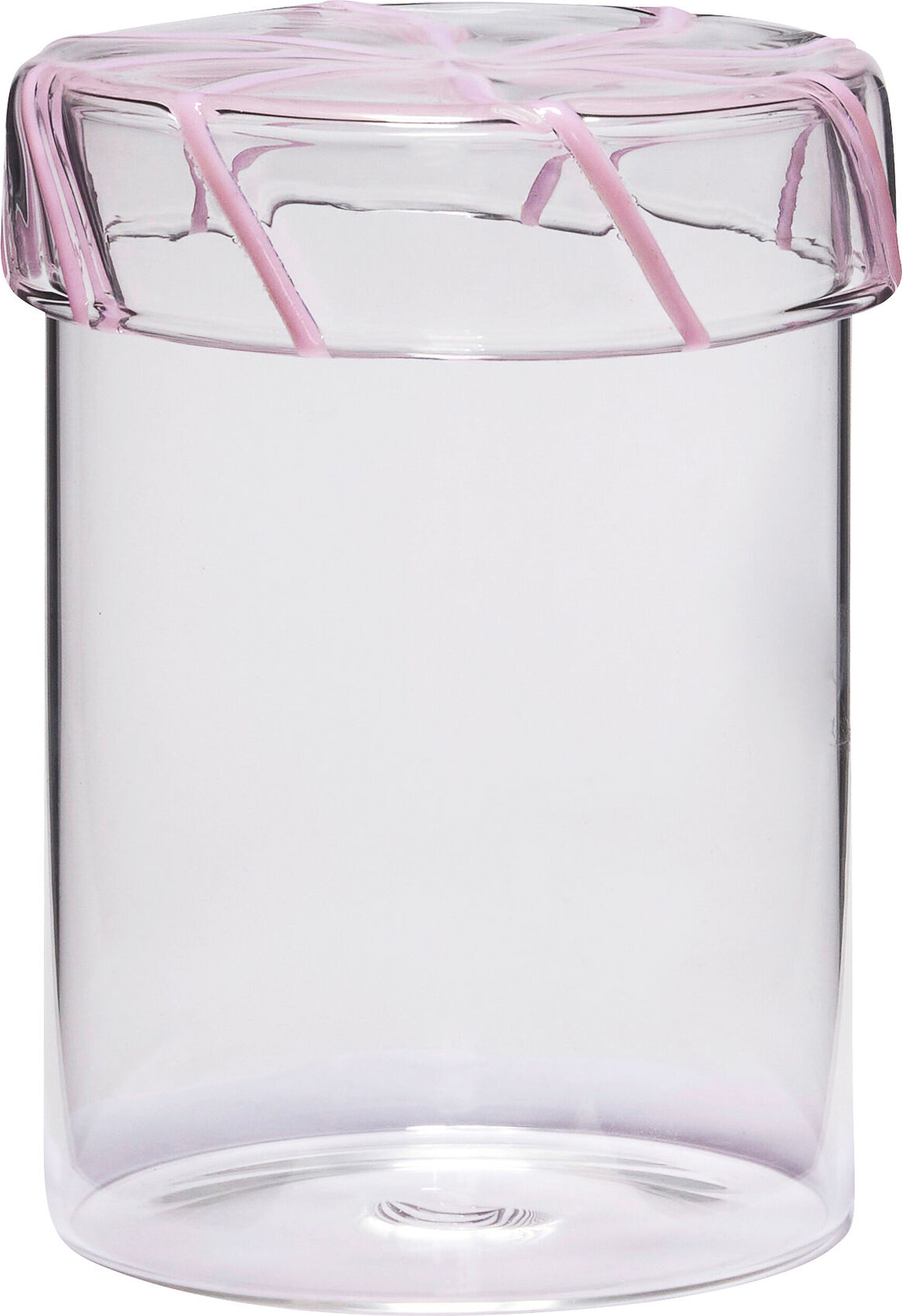 Heir Aufbewahrungsglas 14 cm rosa