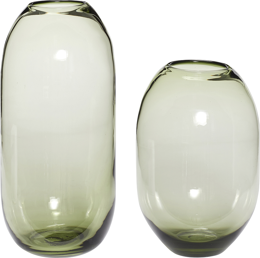 Hübsch 280605 Vases, Lot de 2